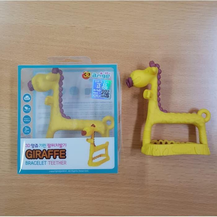 Ange 3D Giraffe Bracelet Teether Gigitan Bayi Bentuk Jerapah 3D