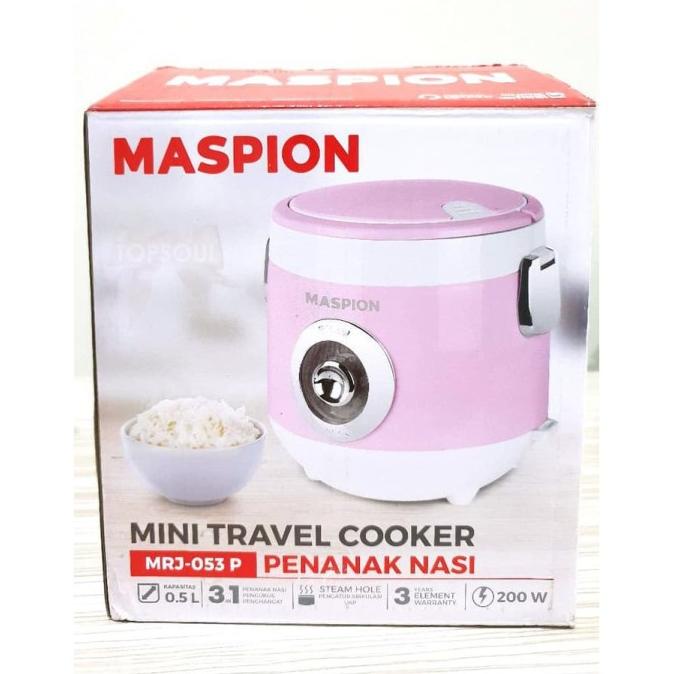 Jual MASPION RICE COOKER KECIL TRAVEL COOKER MINI 0.5LITER MRJ053 MRJ