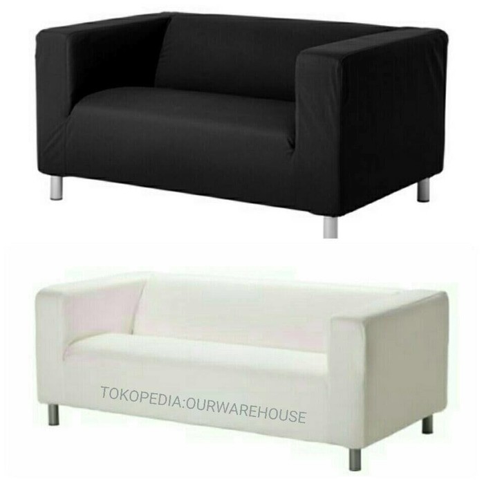 ikea soffor 2 sits Jual (Terbaru) Ikea Klippan Sofa 2 Dudukan, Granan Hitam/ Putih Indonesia|Shopee Indonesia