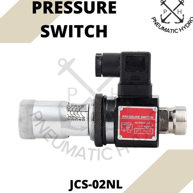 Jual Pressure Switch Hydraulic Jcs02Nl 1/4" 1560Kg/Cm Shopee Indonesia