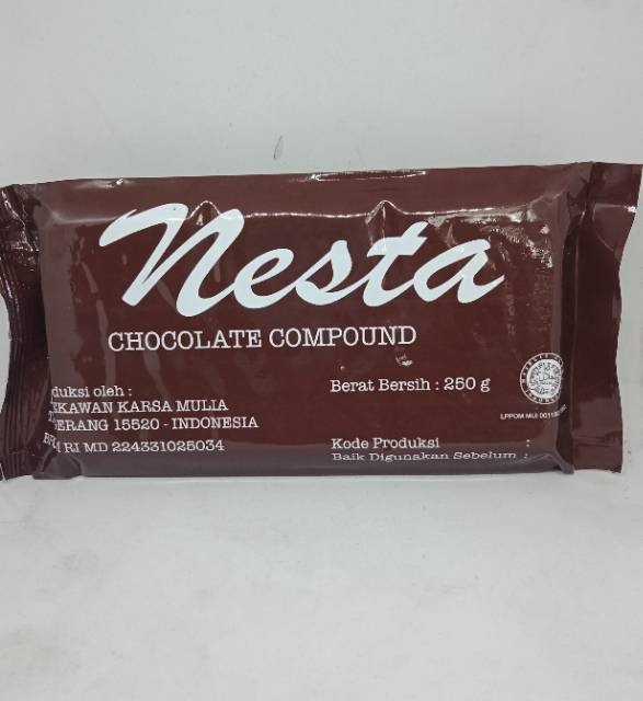 Jual Coklat Batang Nesta Rp.9.750/250Gr, Nesta Choco, Chocolate Compound | Shopee Indonesia