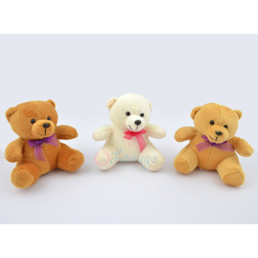 Jual Boneka Teddy Bear Kecil / Mini / Beruang Kecil Polos Murah| Beruang Bayi Tanpa Baju | Shopee Indonesia
