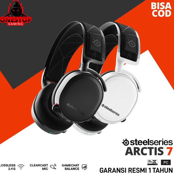 Jual Steelseries Arctis 7 - Wireless Gaming Headset - Putih Gazwan785.Shop | Shopee Indonesia