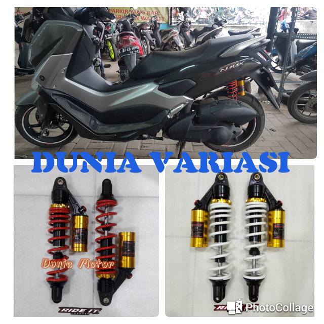 Jual shock belakang NMAX RIDE IT ORIGINAL TABUNG ATAS bisa di stel keras lembut Shopee Indonesia