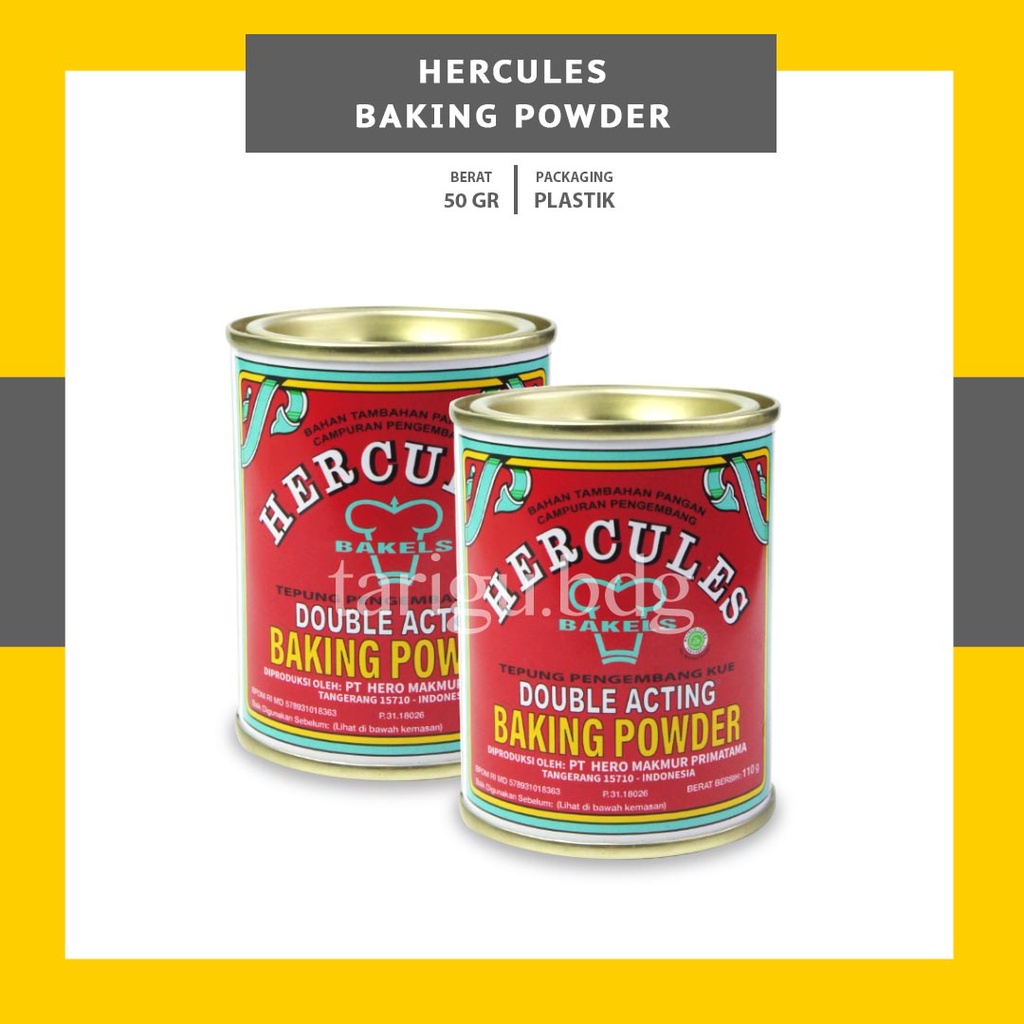 Jual BAKING POWDER HERCULES DOUBLE ACTING 110G PENGEMBANG KUE
