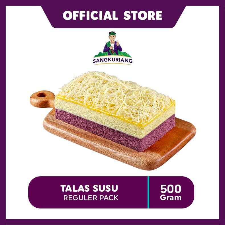 Jual Lapis Bogor Sangkuriang Talas Susu Reguler Pack (500gr) Shopee