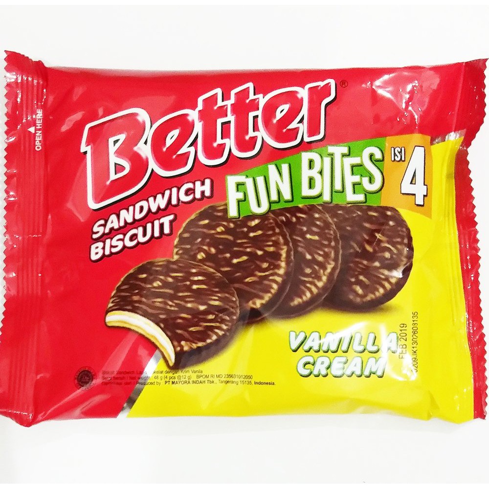 Jual Biskuit/ Better/ Biskuit Better/ Better Coklat/ Biskuit Coklat/ Better Fun Bites | Shopee Indonesia