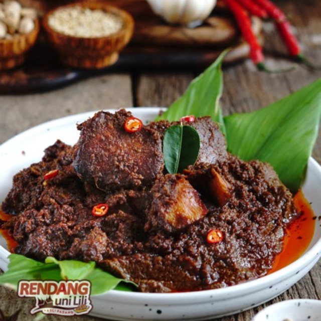 Rendang ikan tuna 250 gr Uni Lili khas minang Asli padang Shopee