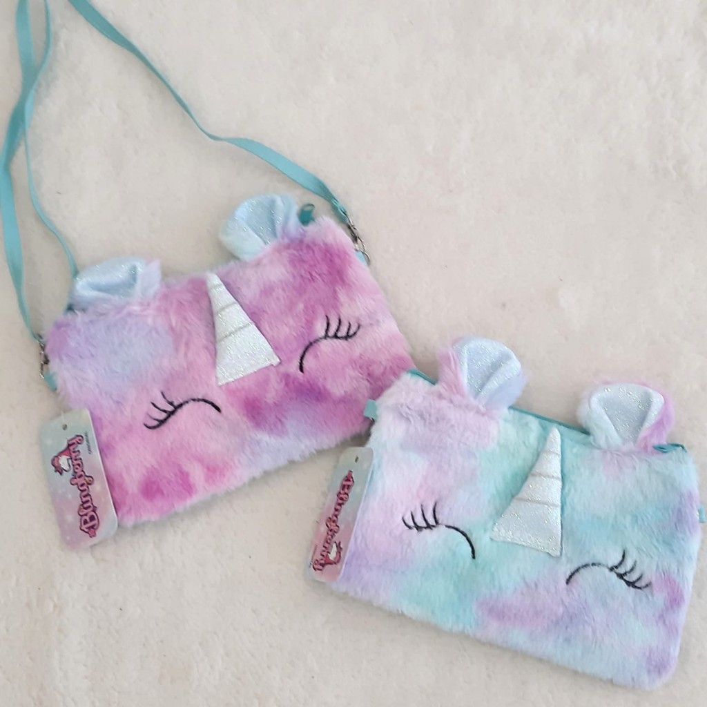 Sling Bag Unicorn Bulu / Tas Selempang Unicorn Bulu Shopee Indonesia