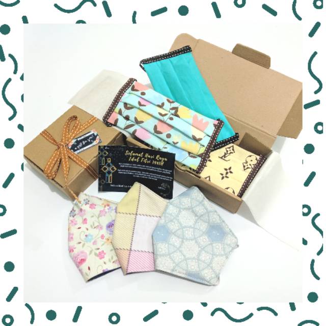 Hampers Masker Lebaran mix Shopee Indonesia