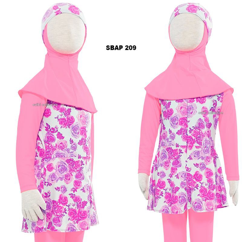 Baju Renang Anak Muslimah Sulbi SBAP 209 Shopee Indonesia