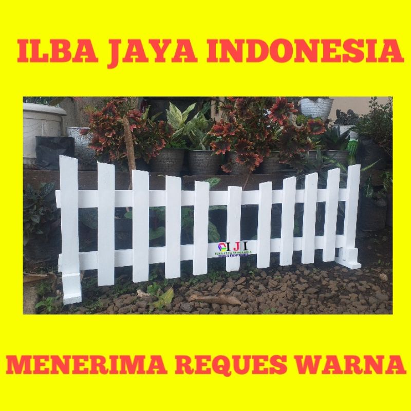 Jual Pagar Kayu Dekorasi Taman & Ruangan 100x35cm Shopee Indonesia