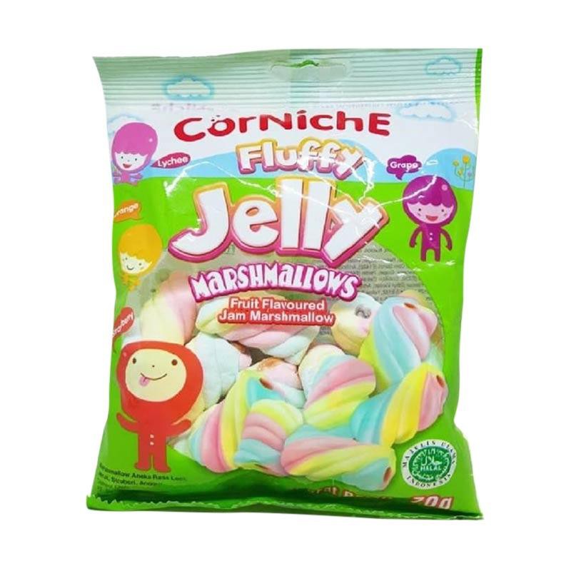 Jual CORNICHE Marshmallow Fluffy Jelly Permen 70gr / Marshmellows