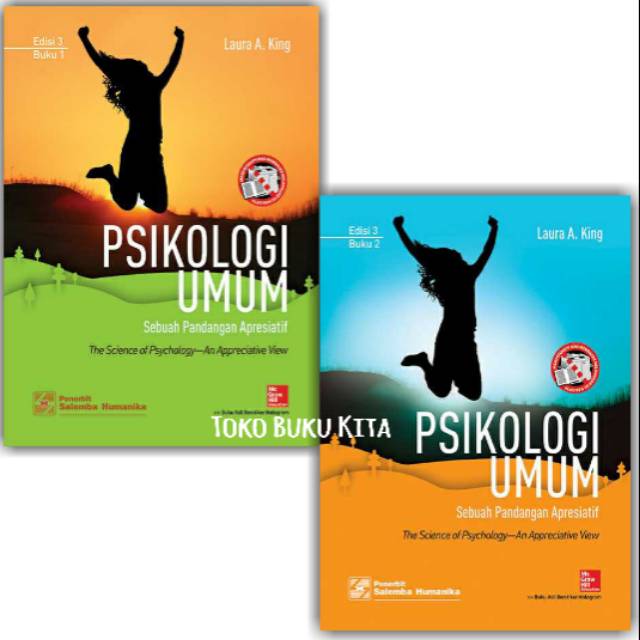 Jual PSIKOLOGI UMUM EDISI 3 BUKU 1 DAN BUKU 2 LAURA A KING Indonesia