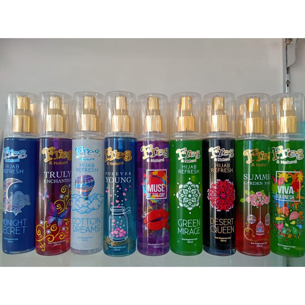 Jual Fres Natural Spray Cologne 100ml Shopee Indonesia
