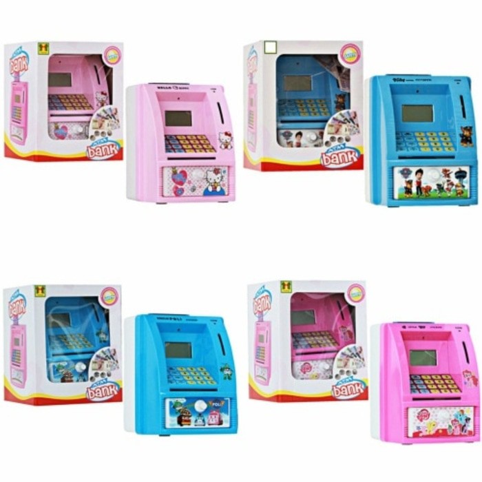 Jual Mainan Anak Celengan Atm Mini Mainan Edukatif Belajar Menabung Anak | Shopee Indonesia
