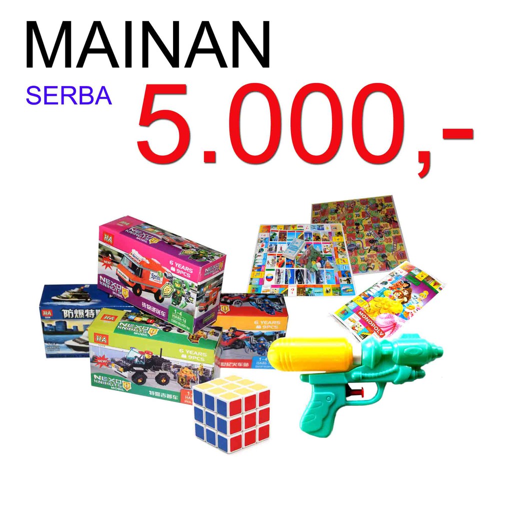 Jual Mainan Anak Serba 5000 Murah Meriah | Shopee Indonesia