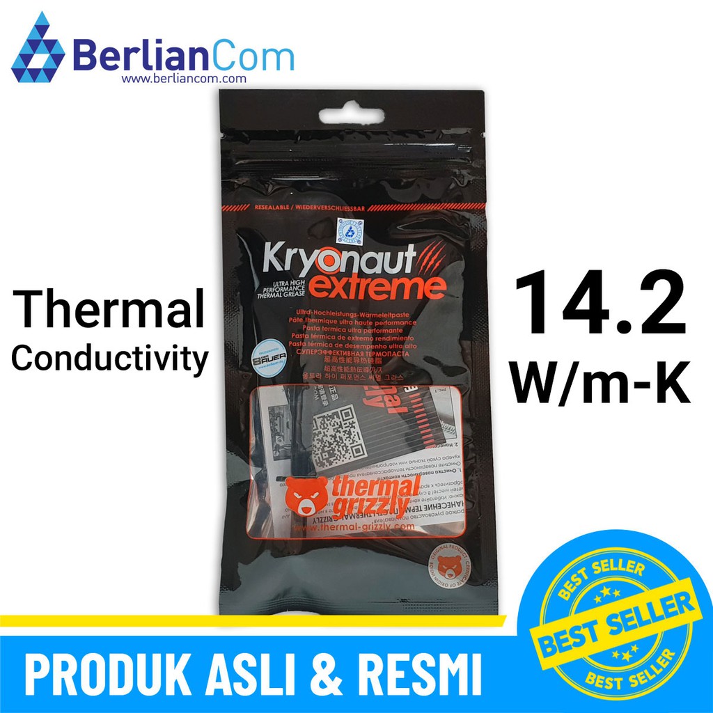 Thermal Grizzly Kryonaut EXTREME Thermal Paste 2 Gram Shopee Indonesia