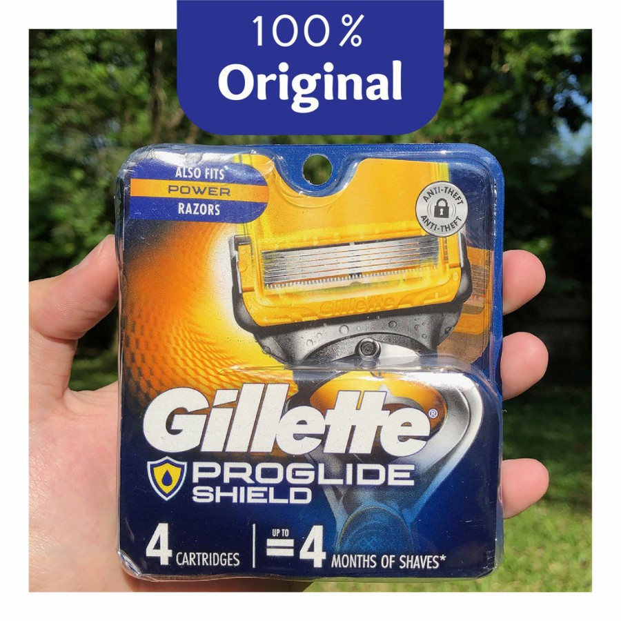 Jual Gillette Fusion 5 Proglide Shield Blades - Isi 4 Catridges - Original | Shopee Indonesia