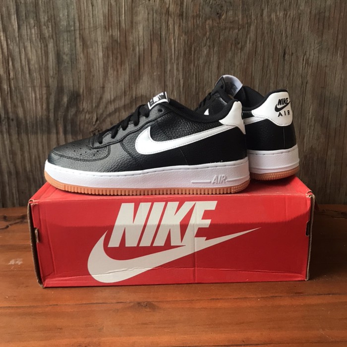 Jual Nike Air Force 1 Black White Gum Unisex Original | Shopee Indonesia