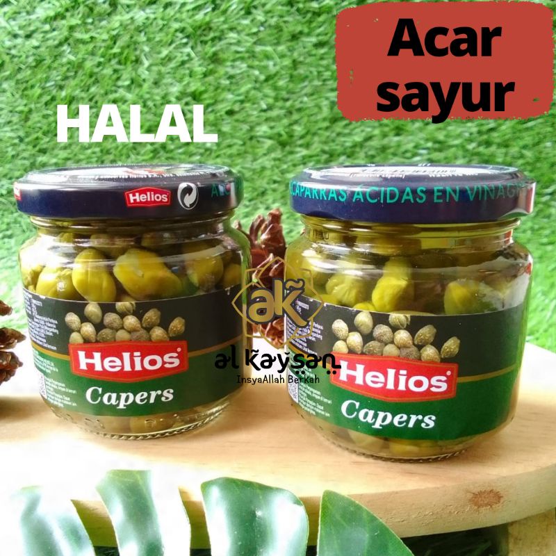 Jual ACAR SAYUR HELIOS CAPERS 145gr Shopee Indonesia