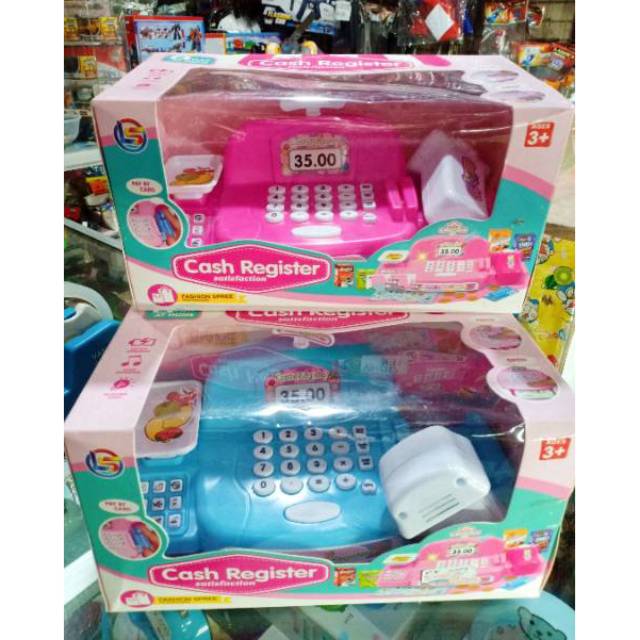 Jual Mainan Kasir Cash Register Satisfaction / Mainan Anak Perempuan / Mainan Anak Murah / Mainan Edukasi | Shopee Indonesia