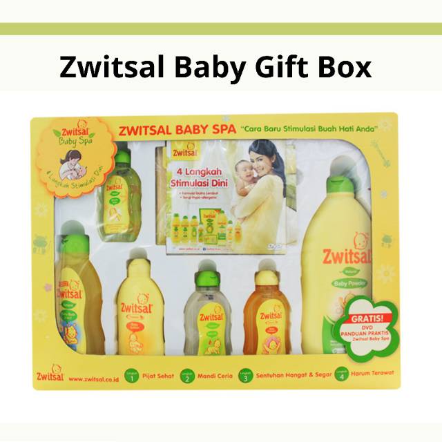 Zwitsal baby gift box spa set perlengkapan mandi bayi kado baru lahir