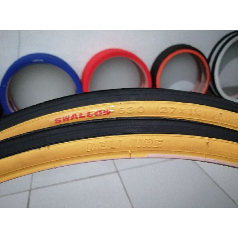 Jual Ban Luar Sepeda 27 X 1 1/4 - 27X11/4 Sepeda Balap Jadul Ukuran 27 - Swallow | Shopee Indonesia