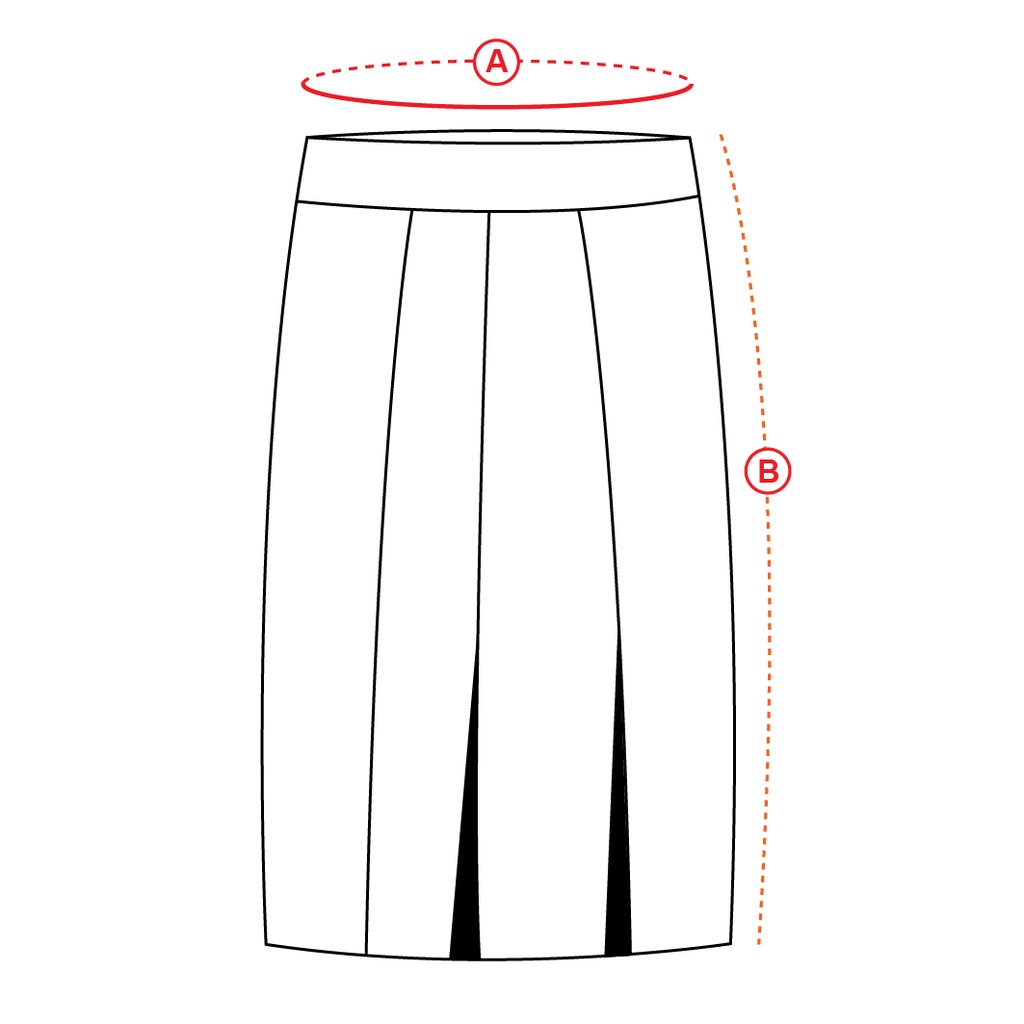 Harga Seragam TOM Rok SMA Span (L1) Pendek Abu Harga Seragam SMA