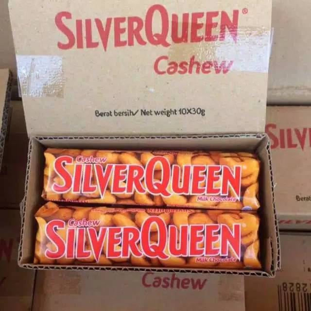 Jual 1 Box Silverqueen 25Gr Isi 10 Pcs - Coklat | Shopee Indonesia
