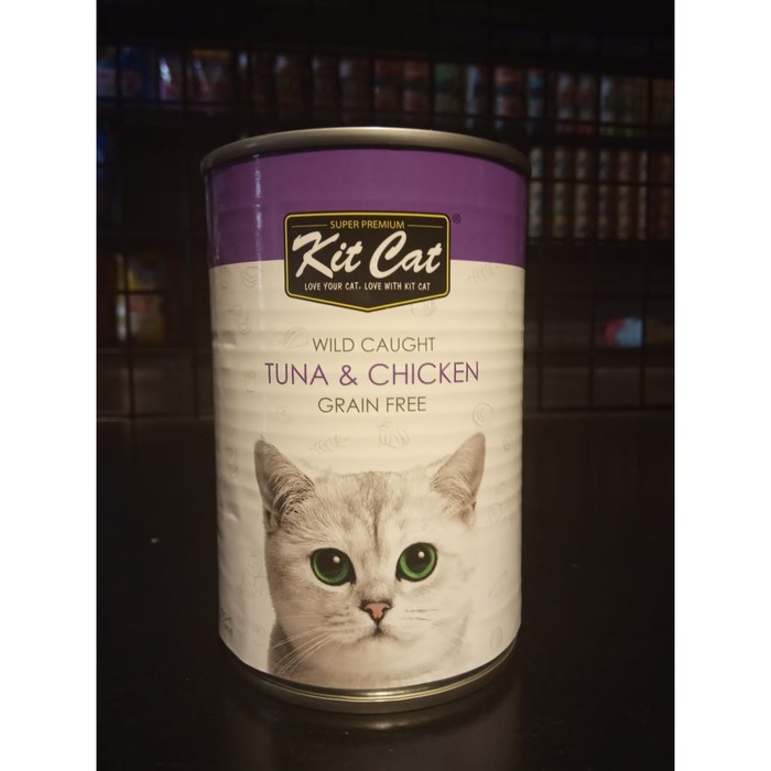 MAKANAN KUCING / Kit Cat Tuna Chiken 400gr Shopee Indonesia
