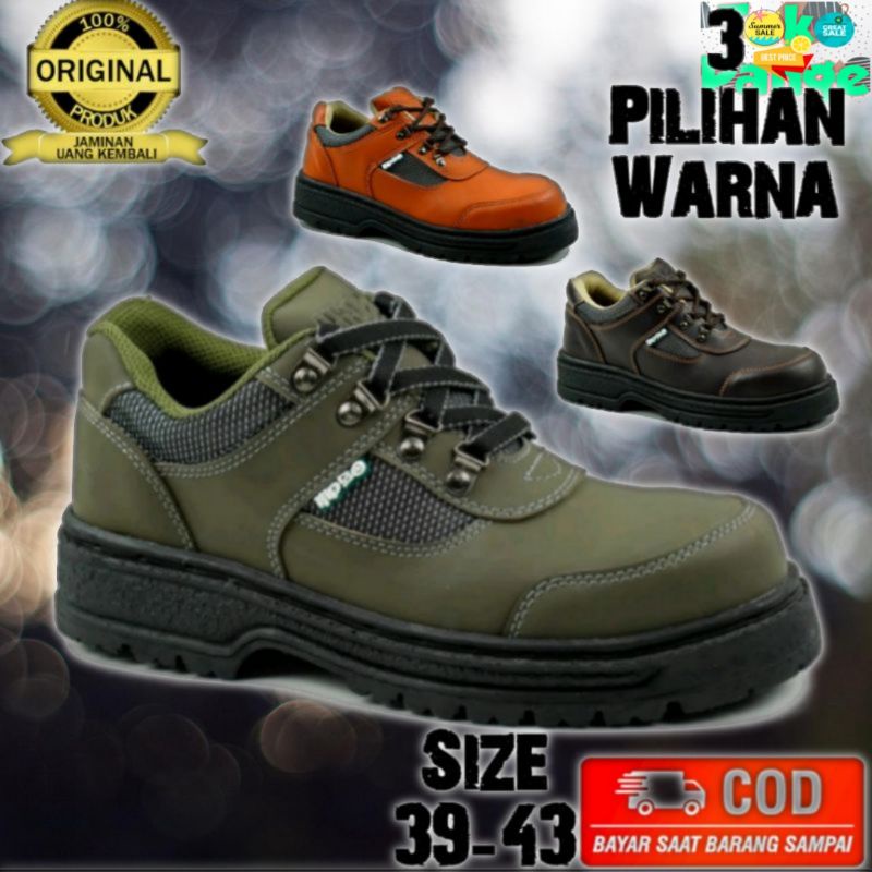 Jual M54 Sepatu Safety Pria Sepatu Kerja Riding Proyek Bengkel 100