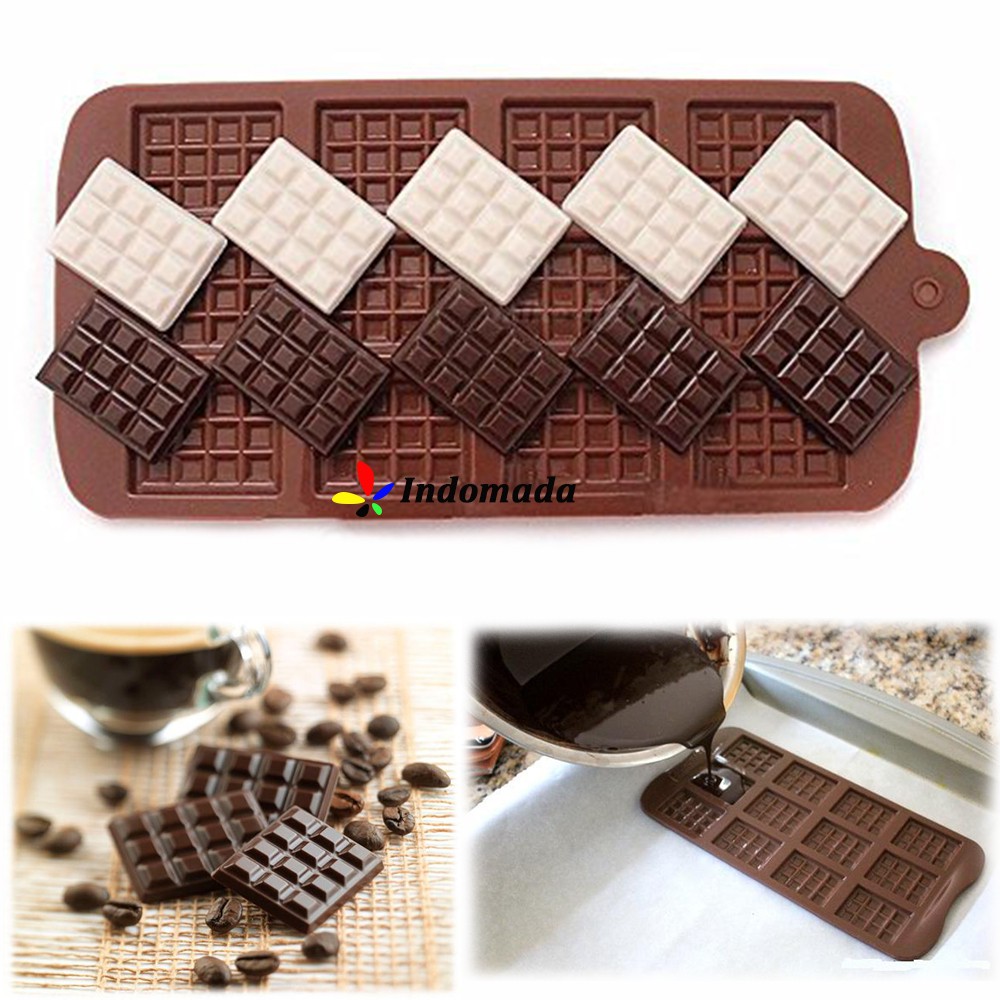 Jual Indomada Cetakan Coklat Bar Batang Batangan Silikon Blok Fondant Es Krem Silicone Mold Balok | Shopee Indonesia