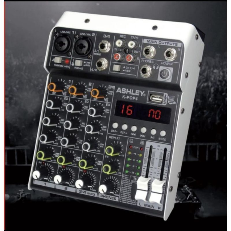 Jual MIXER Ashley Kpop 4 / 4 Channel Garansi Resmi Shopee Indonesia