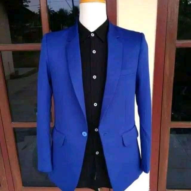 Jas Pria Biru Shopee Indonesia