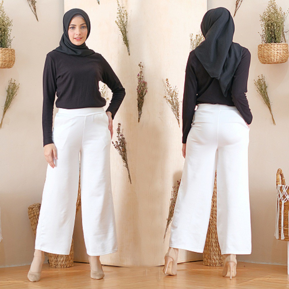 Kulot Scuba / Kulot basic /Kulot Panjang Polos / Celana