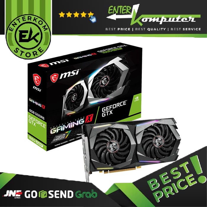 Jual Vga Msi Geforce Gtx 1660 Super 6Gb Ddr6 - Gaming X | Shopee Indonesia