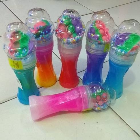 Jual Mainan Anak Perempuan Slime Slaim Slem Glitter | Shopee Indonesia