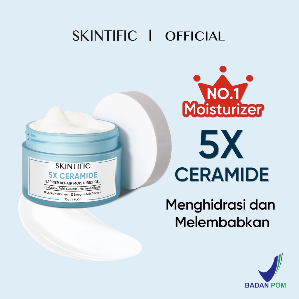 Jual SKINTIFIC 5X Ceramide Skin Barrier Repair Moisturize Gel 30g