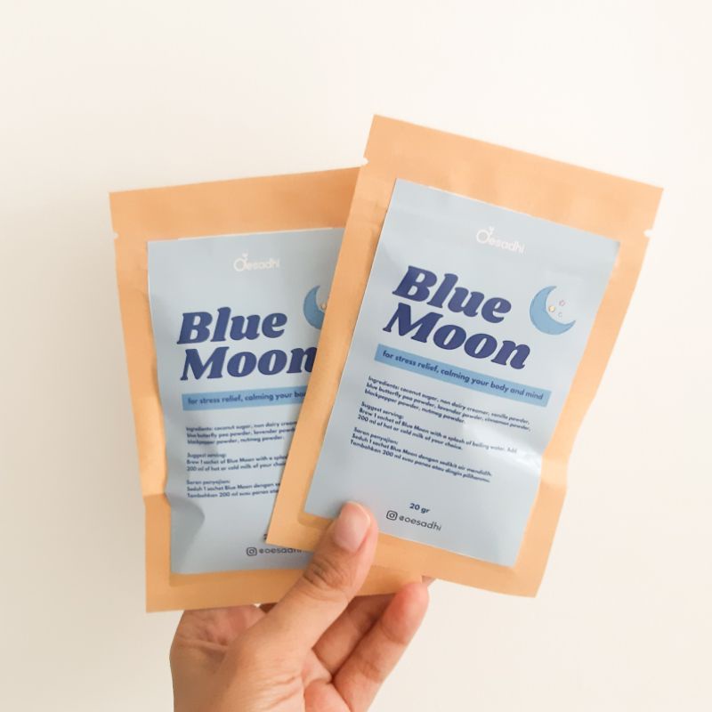 Jual Blue Moon Latte Lavender Latte Sachet 20 gram Shopee Indonesia
