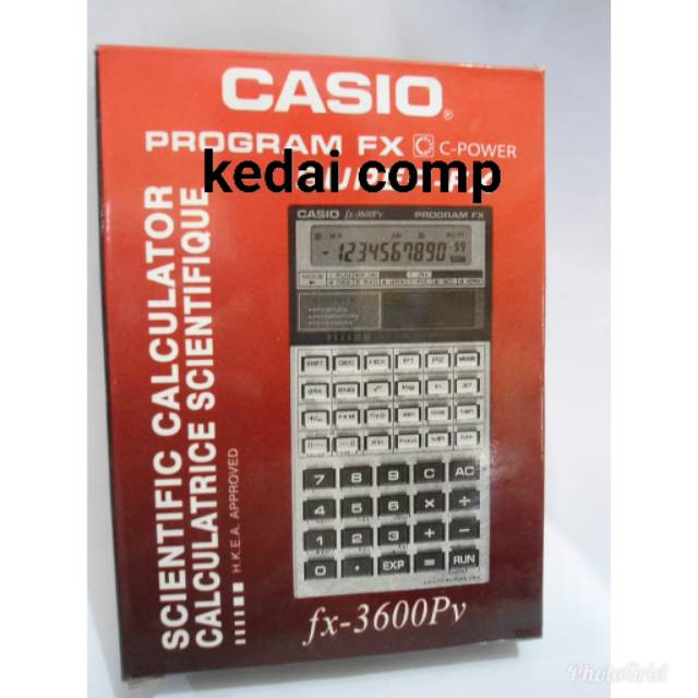 Kalkulator Casio Fx-3600 Pv | Shopee Indonesia