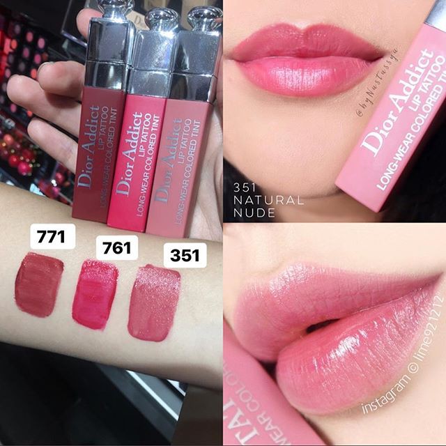 Twin Sister Make Up DIOR ADDICT LIP TATTOO LONGWEARING COLOR TINT Idr