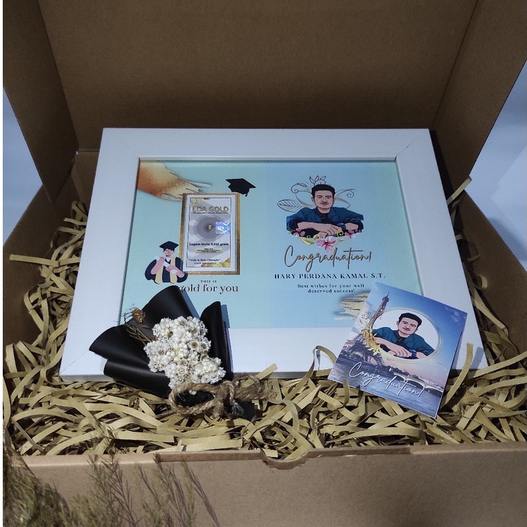 Jual Hadiah Kado Sidang Skripsi, Wisuda : 0,1 Gram Emas 24 Karat, Wedding, Ulang Tahun, Sempro (Gift) Indonesia|Shopee Indonesia