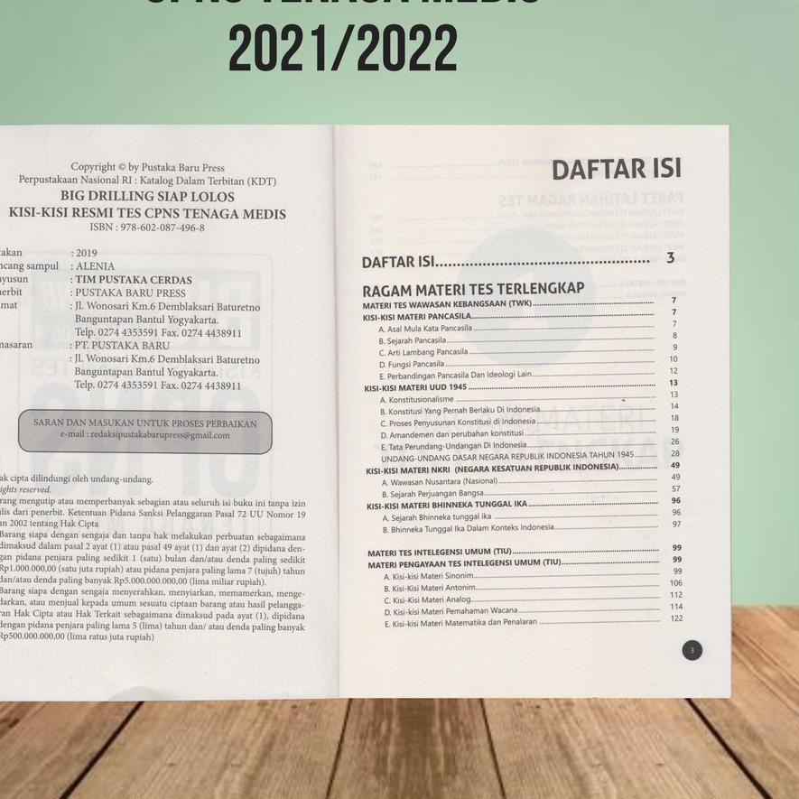 Best Seller!! (zpf-234) Buku CPNS 2021/2022 HOTS Big Bank Drilling  Kisi-Kisi Resmi Tenaga Medis Best | Shopee Indonesia