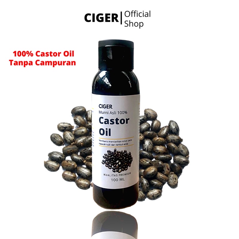 Jual Castor Oil Pure 100 Minyak Jarak Murni Serum Kulit Bulu Mata