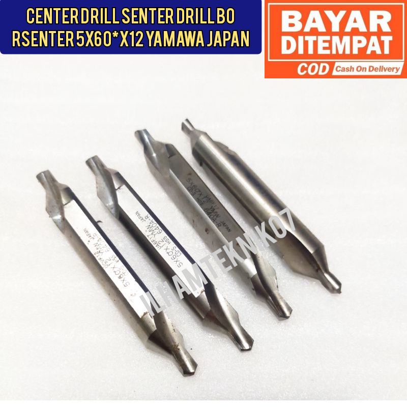 Jual Center drill senter drill bo rsenter 5x60*x12 yamawa japan