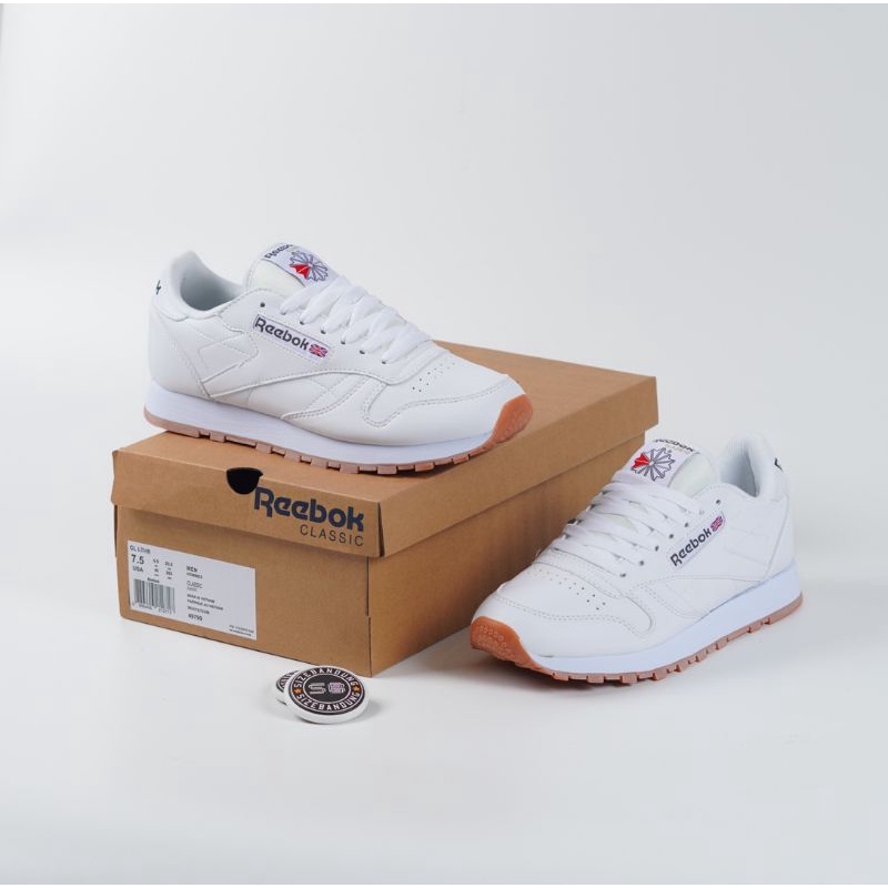 Jual Reebok Classic Leather White Shopee Indonesia