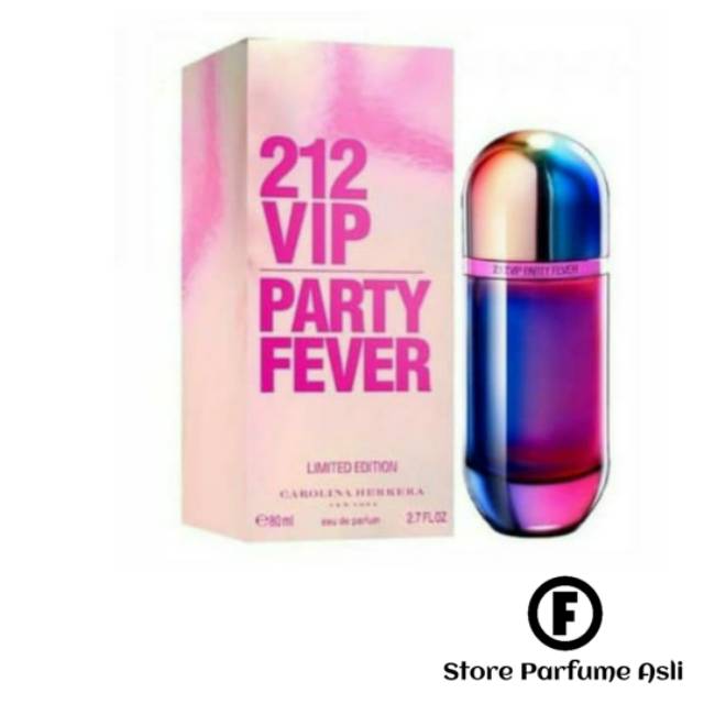Jual Parfum Original 212 Vip Party Fever Carolina Herrera Parfum Wanita Edt 80Ml [Tester] Indonesia|Shopee Indonesia