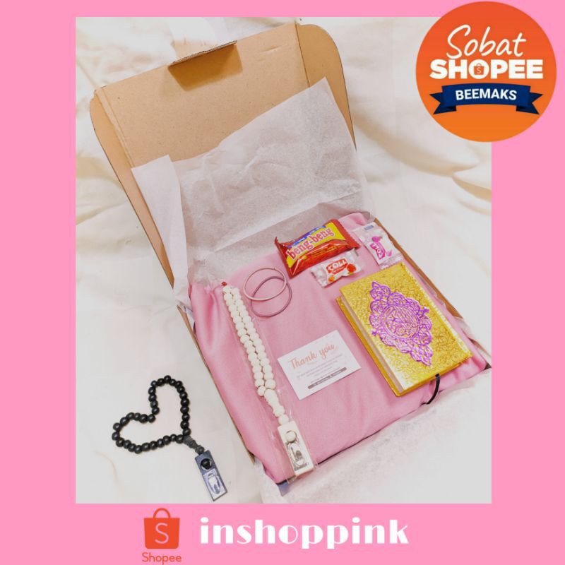 Paket Hampers Mukena Set alat sholat Shopee Indonesia