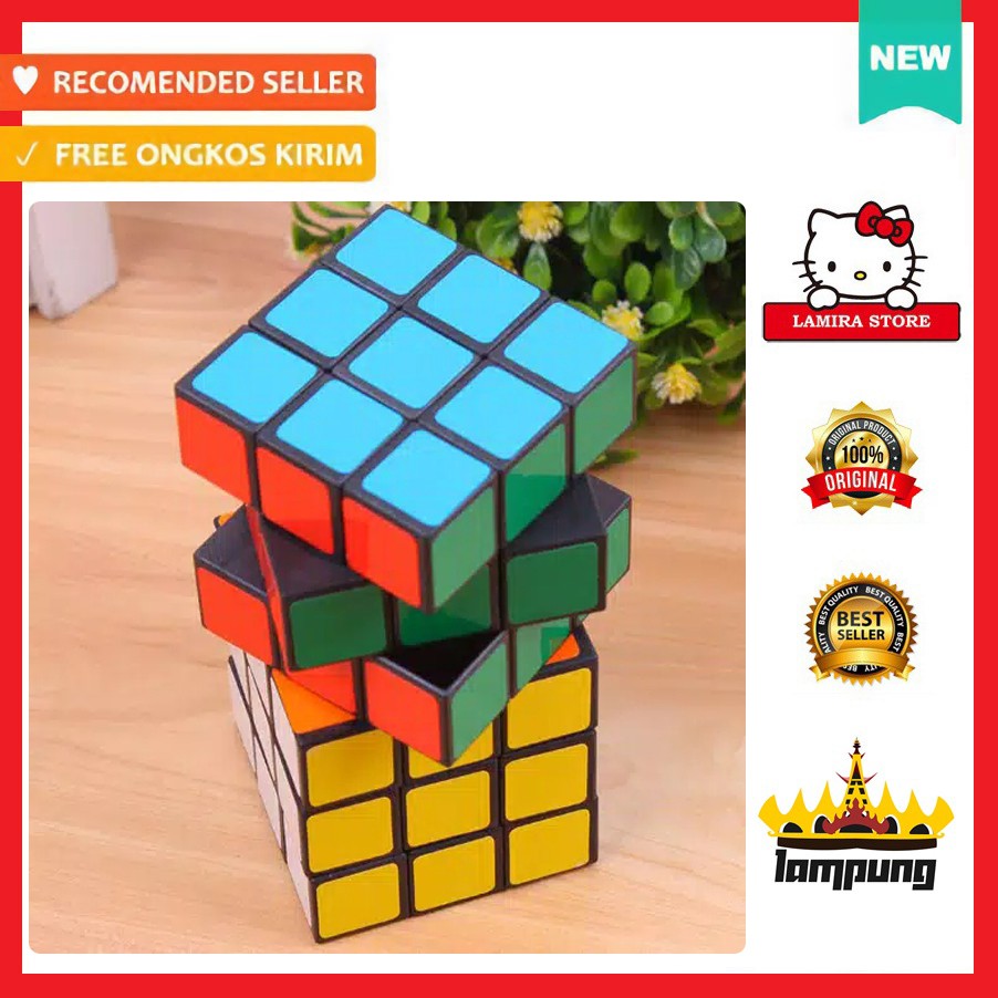 Jual Rubrik / Kubus Rubrik / Mainan Rubrik Edukasi Asah Otak Rubik 3X3X3 / Mainan Anak / Mainan Asah Otak | Shopee Indonesia